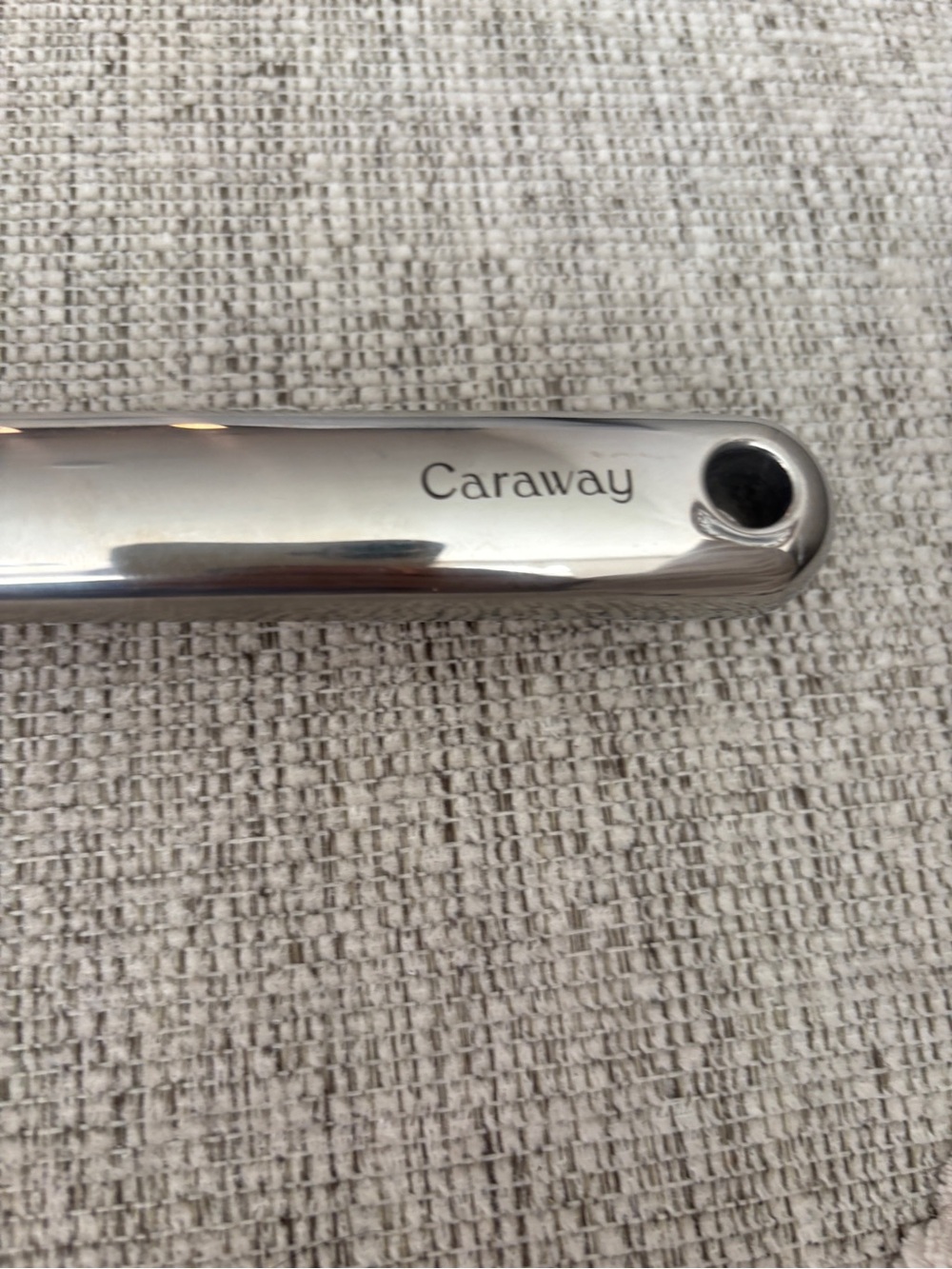 Caraway 3 Qt Ceramic Nonstick Sauté Pan with Lid Navy Blue - Picture 7 of 9